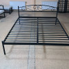 Двуспальная металлическая кровать Loft 160×190